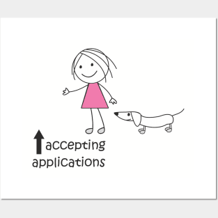 accepting applications Posters and Art